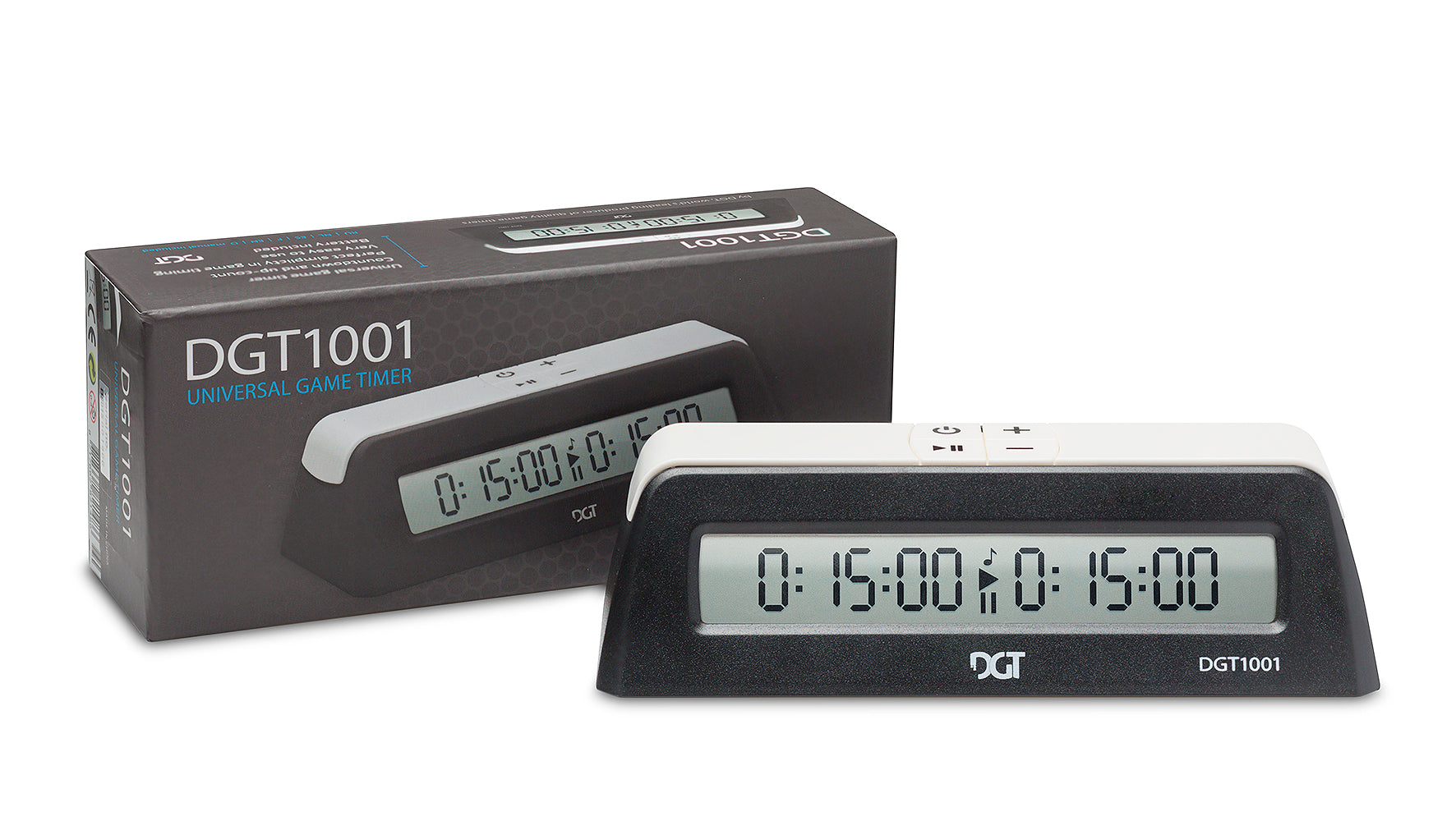 Pendule électronique DGT 1001 Noir - pour les écoles et les clubs - Pendule électronique DGT 1001 Noir - pour les écoles et les clubs