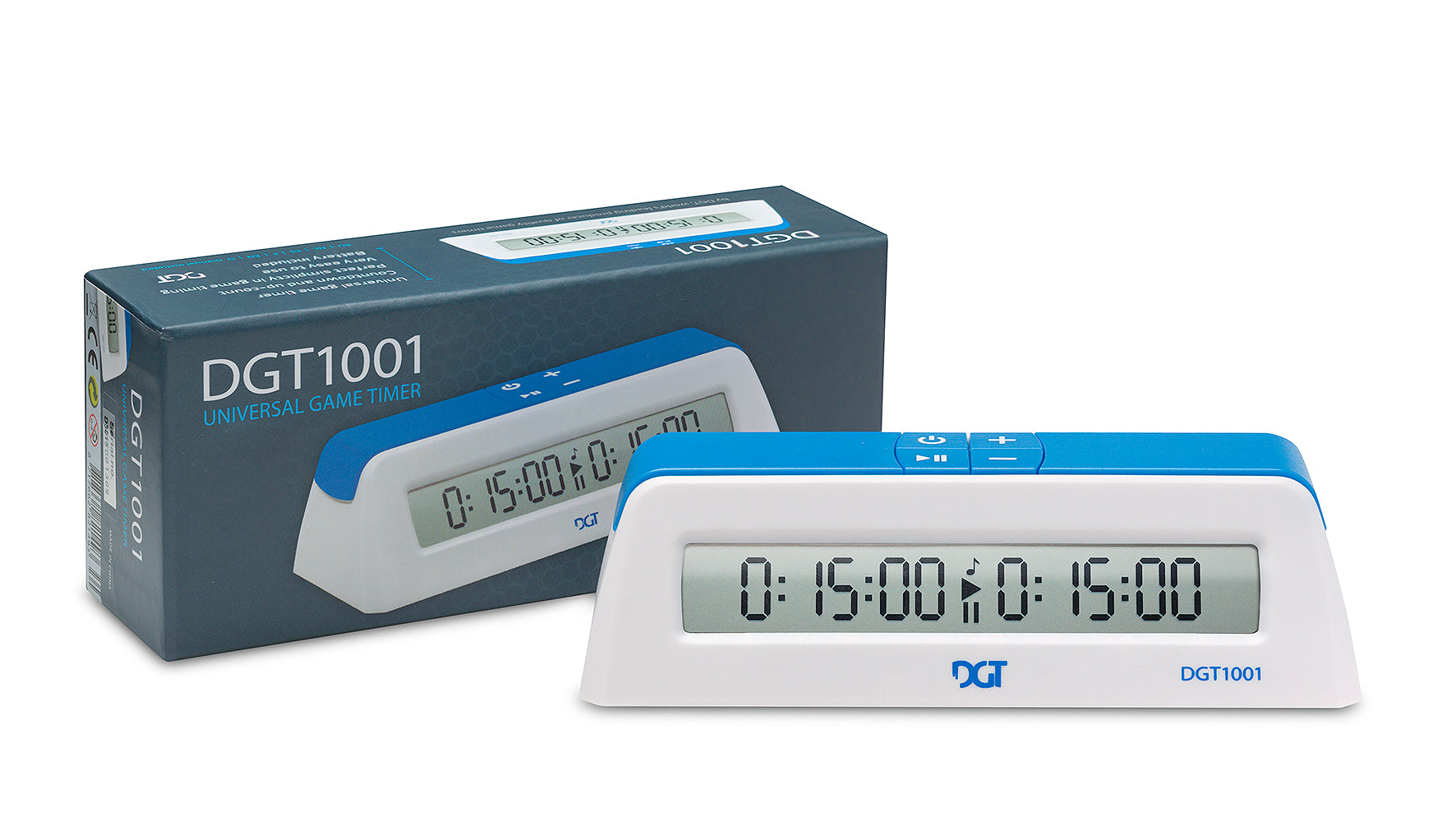 Pendule électronique DGT 1001 Bleu - pour les écoles et les clubs - 09fe7e072b4991645665fbec2b63e22a