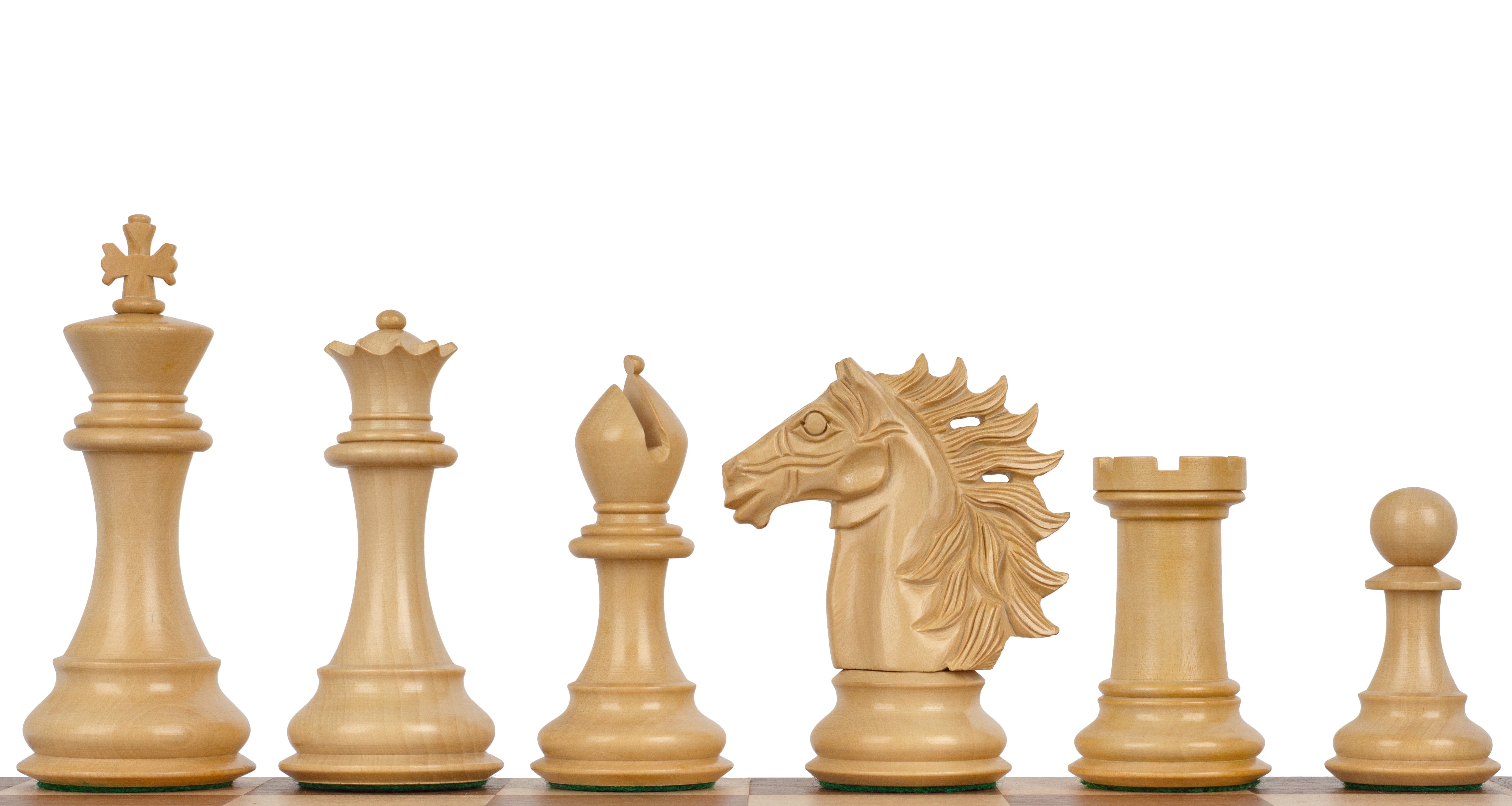 Pièces d'échecs Baggio Ebony en bois d'ébène et de buis - Taille 4,00'' - Pièces d'échecs Baggio Ebony en bois d'ébène et de buis - Taille 4,00''