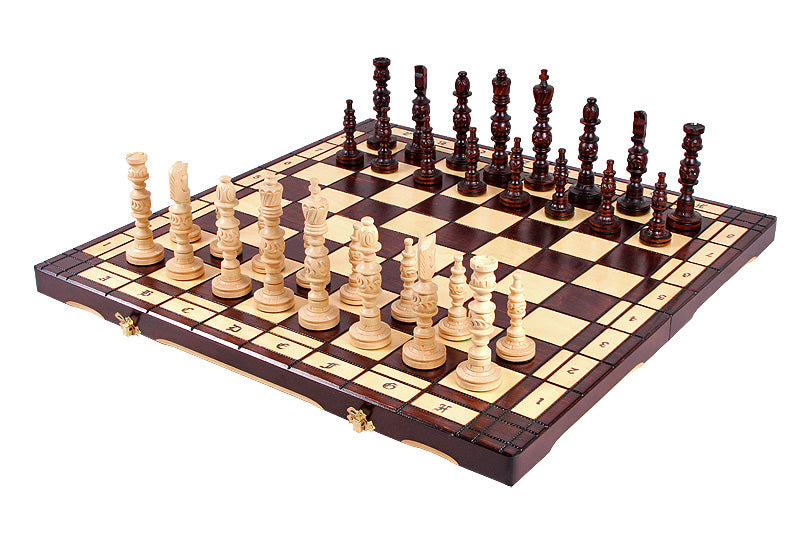Jeu d'Echecs GALANT en bois bois de charme, de grande taille (57 x 57cm) - Ensemble Complet - 1ba19049e8d522199bf8a32a4dac8a8d