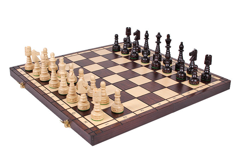Jeu d'Echecs du SAPIN DE NOËL en bois de charme, de grande taille (48 x 48 cm) - Ensemble complet - 8315e8bb6b4300d75d28f64237bec599
