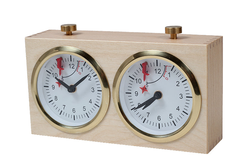 Pendule BHB en bois claire de grande taille sans support - Pendule traditionnelle mécanique - 80dec0195b0b285f115f8ecaee183a49