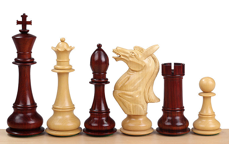 Pièces d'échecs NAPOLEON Redwood en bois de padouk et de buis - Taille 6,00'' - 133c93f1abcca3c4e2a66d7d78c11173