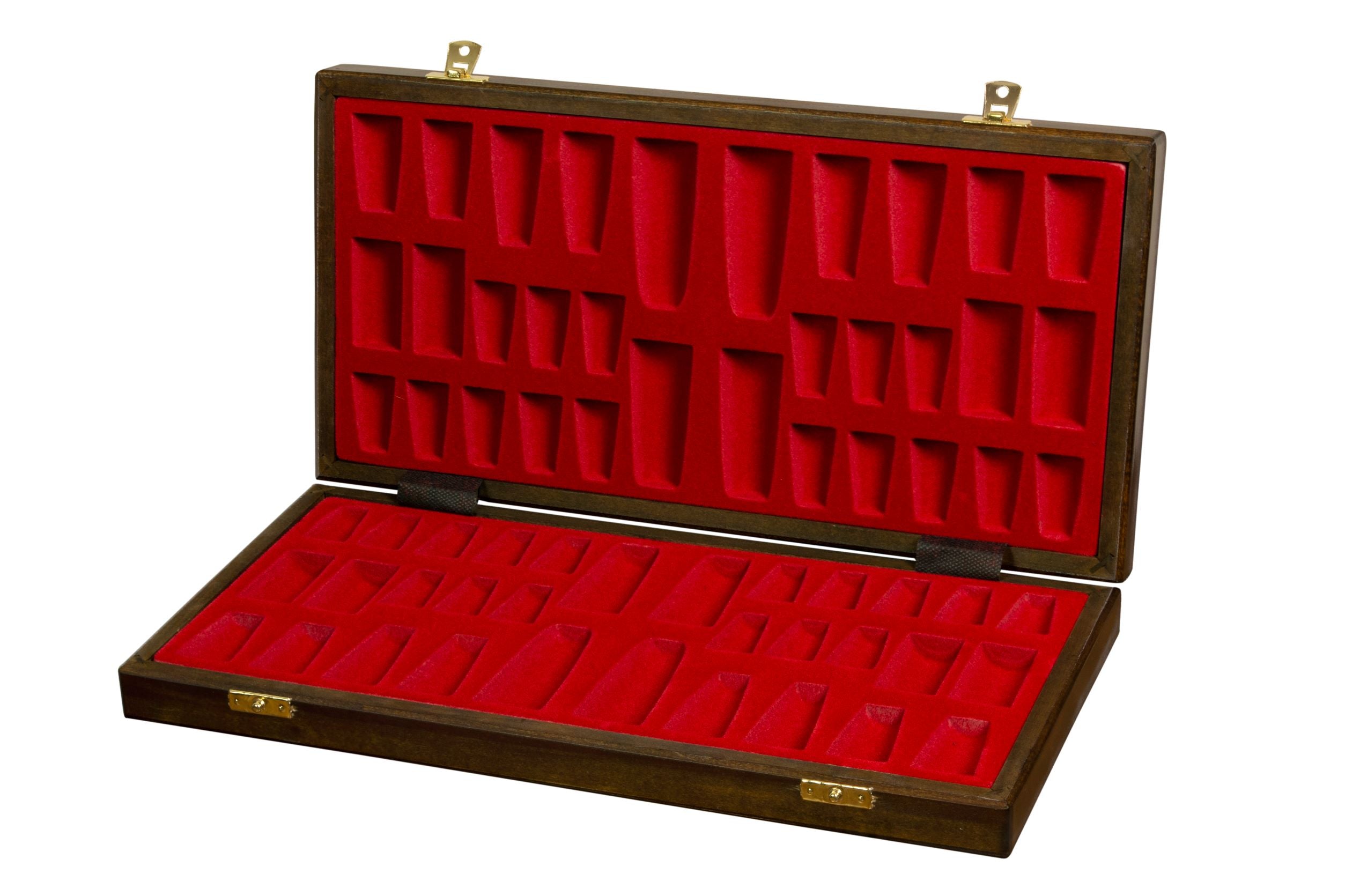 Echiquier pliant en bois avec insert (42 x 42 cm) - Coffret pour Jeu d'échecs d'entraînement de Taille 4 - Echiquier pliant en bois avec insert (42 x 42 cm) - Coffret pour Jeu d'échecs d'entraînement de Taille 4