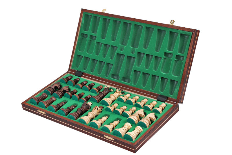 Jeu d'échecs AMBASSADEUR en bois de charme, de grande taille (54 x 54cm) - Ensemble Complet - 707c04dcb2020252b041a727ad782ba0