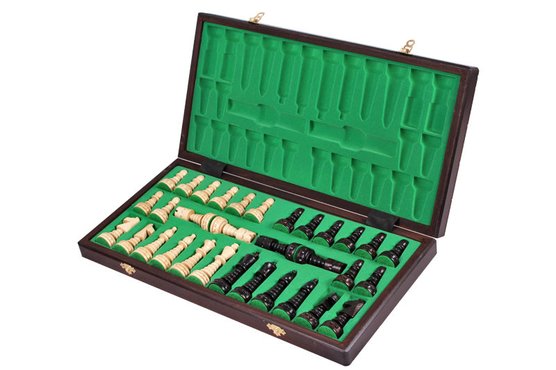 Jeu d'Echecs du SAPIN DE NOËL en bois de charme, de grande taille (48 x 48 cm) - Ensemble complet - 3a84208ca74993edfb8b1de30bcd87e5