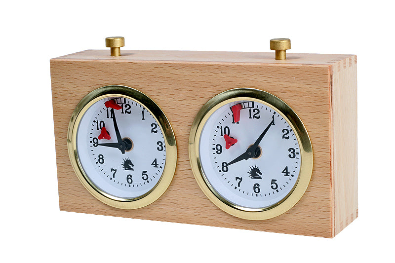 Pendule BHB en bois claire de petite taille sans support - Pendule traditionnelle mécanique - Pendule BHB en bois claire de petite taille sans support - Pendule traditionnelle mécanique