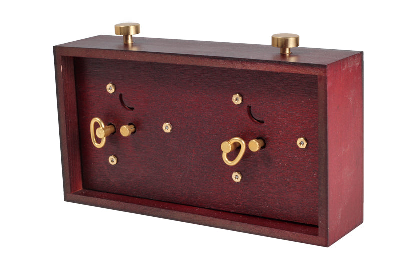 Pendule BHB en bois foncé de grande taille sans support - Pendule traditionnelle mécanique - b54331a36fde3ec143d82c2136950eec