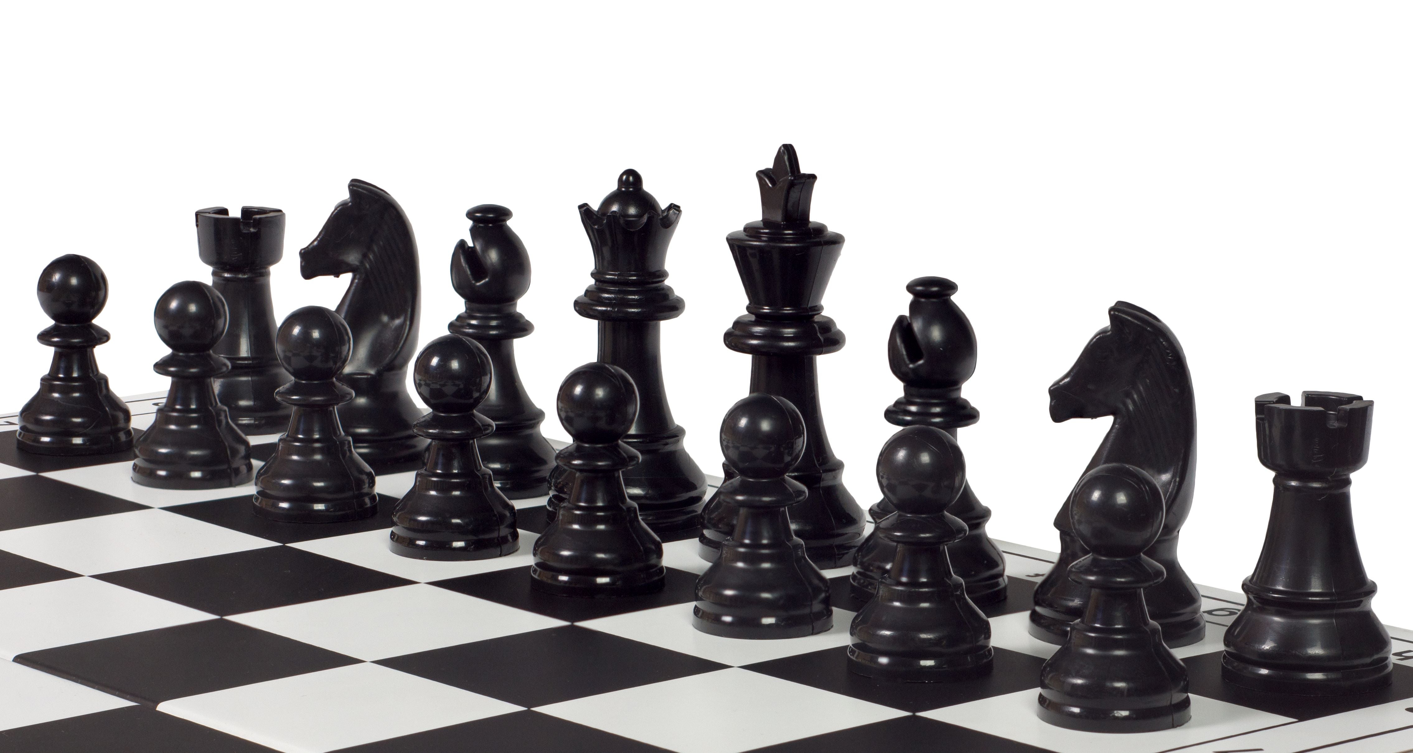 Figurines d'échecs Staunton, plastique (roi 85 mm) - 3debe85d0719659bbe93d8c833c260ac