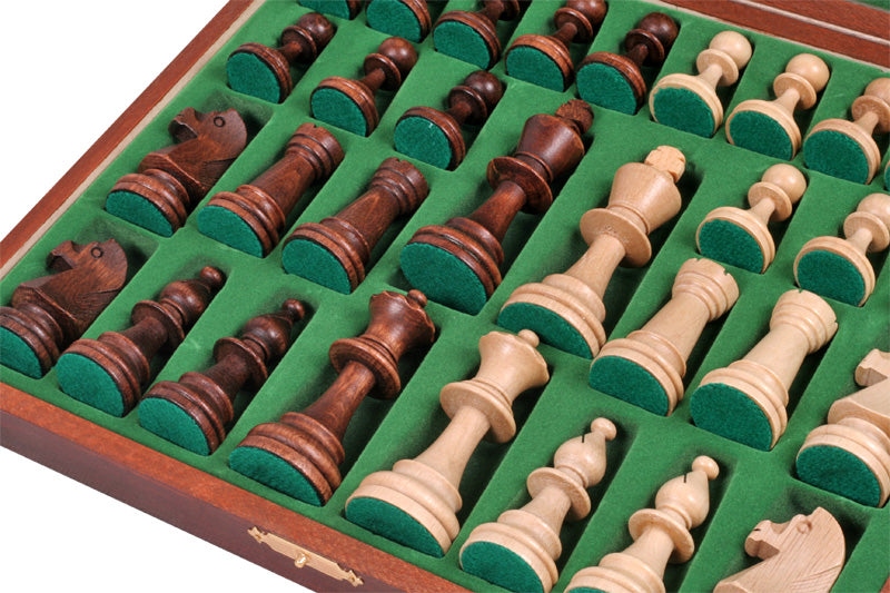Les pièces d'échecs en bois STAUNTON de taille 5 avec le coffret luxe en bois - 21d7f232e6d016caaa30ed4d157ef7c0