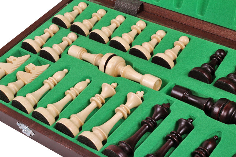 Jeu d'échecs DE CLUB en bois de charme, de grande taille (48 x 48cm) - Ensemble Complet - c4055271c18322772acd2865c9efc968