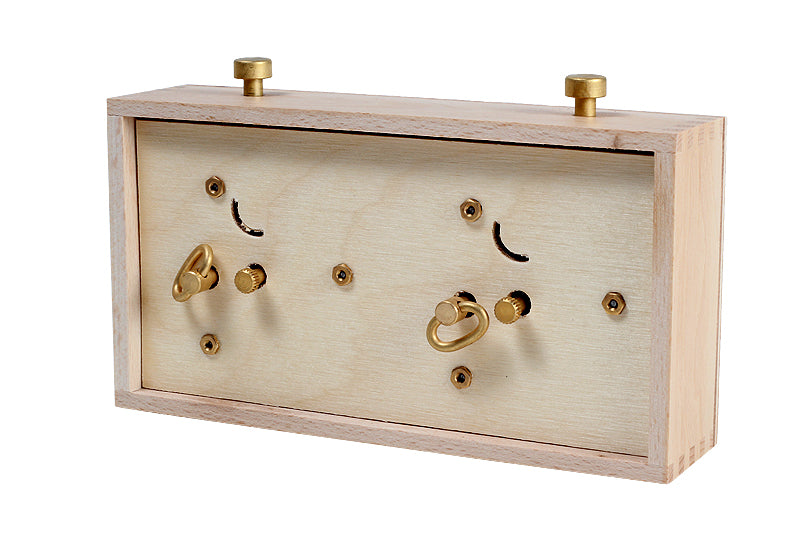 Pendule BHB en bois claire de petite taille sans support - Pendule traditionnelle mécanique - Pendule BHB en bois claire de petite taille sans support - Pendule traditionnelle mécanique