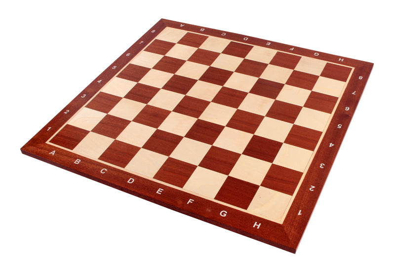 Jeu d'échecs de tournoi de Taille 5 - échiquier acajou/sycomore avec coordonnées+ figurines Sunrise Staunton - 71e599a128da39302a4ba8808fae2d7c