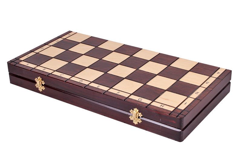 Jeu d'Echecs du SAPIN DE NOËL en bois de charme, de grande taille (48 x 48 cm) - Ensemble complet - 44040714535186e04578644d12f58c3b