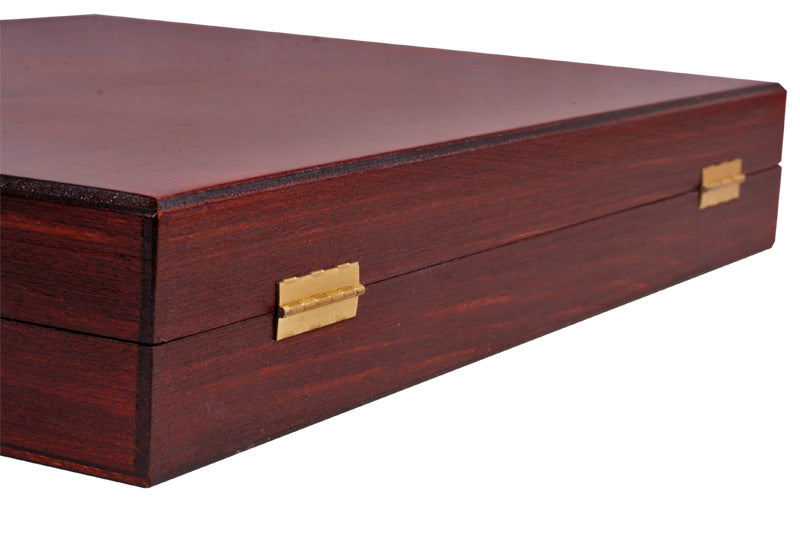 Les pièces d'échecs en bois STAUNTON de taille 5 avec le coffret luxe en bois - 920aed22d2a1324d8149455bbf9d07f9