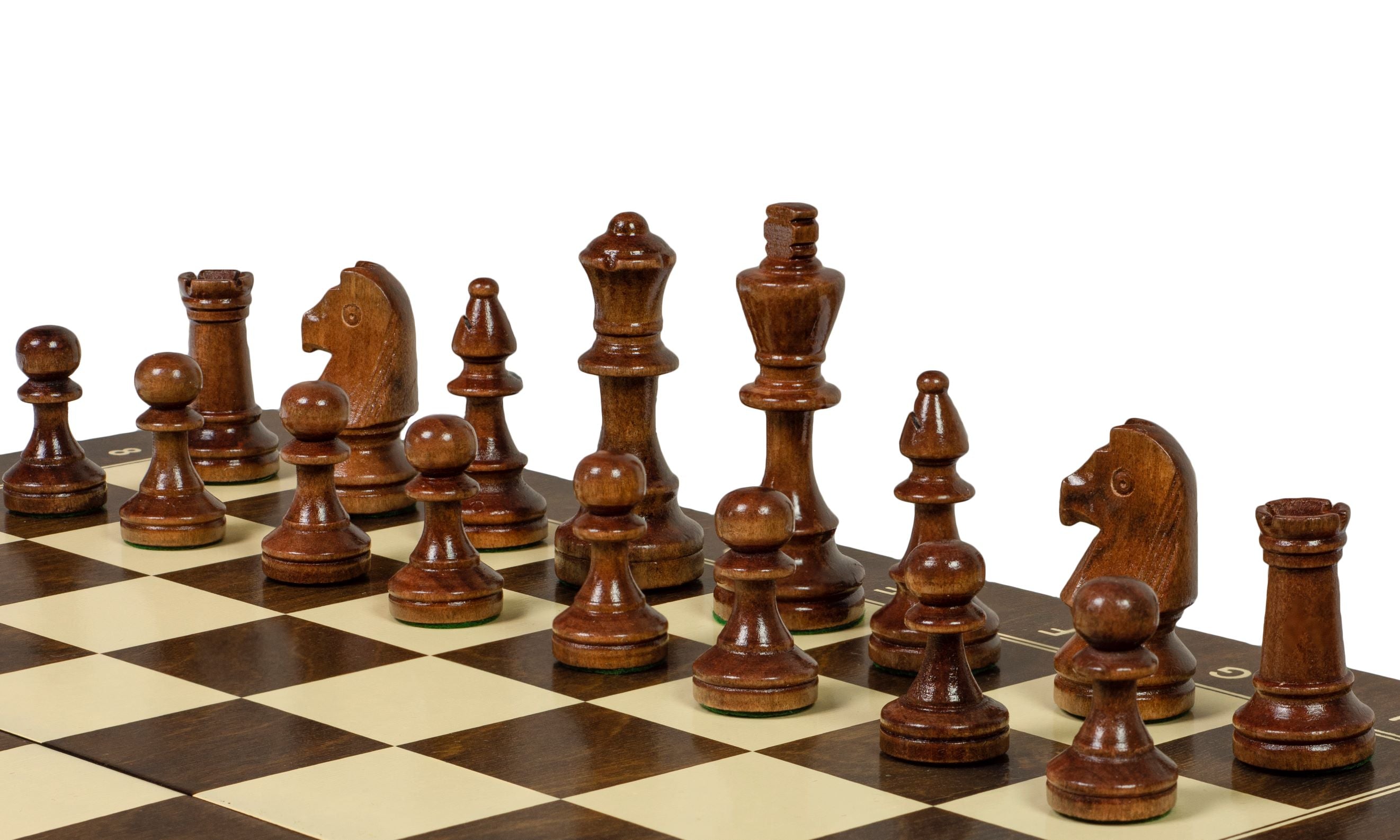 Jeu d'échecs d'entraînement pliant en bois , de grande taille (42 x 42cm) - Ensemble Complet - f788c2af21bcb6ef404426a4642cb295