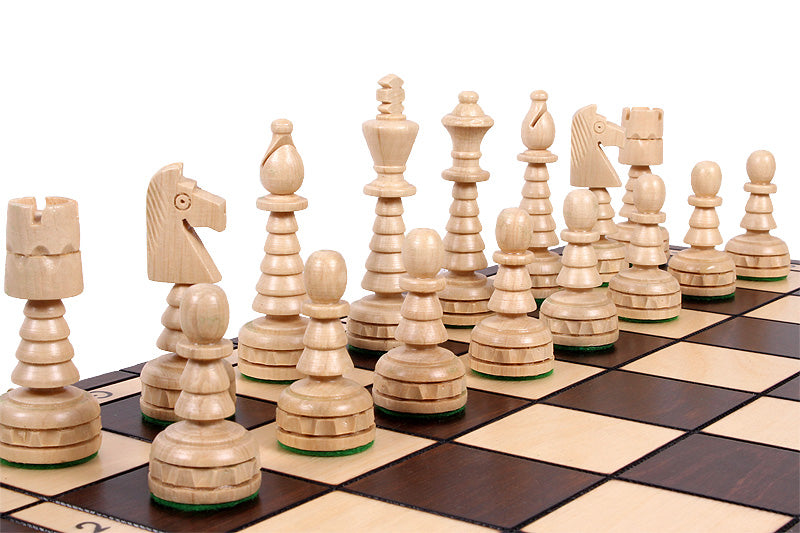 Jeu d'Echecs du SAPIN DE NOËL en bois de charme, de grande taille (48 x 48 cm) - Ensemble complet - 81aacc15ba200d189869ab90b5935ad8