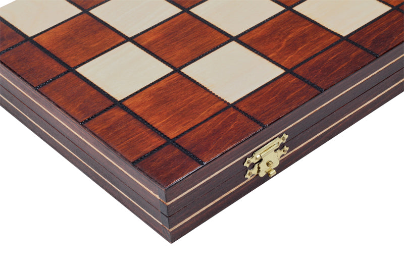 Jeu de dames en bois de charme - damier 8 x 8 cases , de taille moyenne (40 x 40cm) - Ensemble Complet - 491d77a113cd38da10499c2cad7ecc60