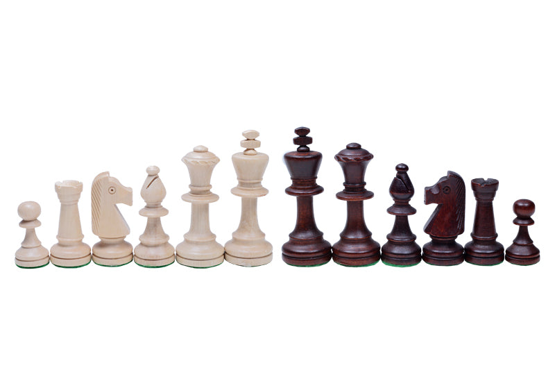 Jeu d'échecs CONSUL en bois de charme, de grande taille (48 x 48cm) - Ensemble Complet - 6225126be97fe214604b03401b3f57a2