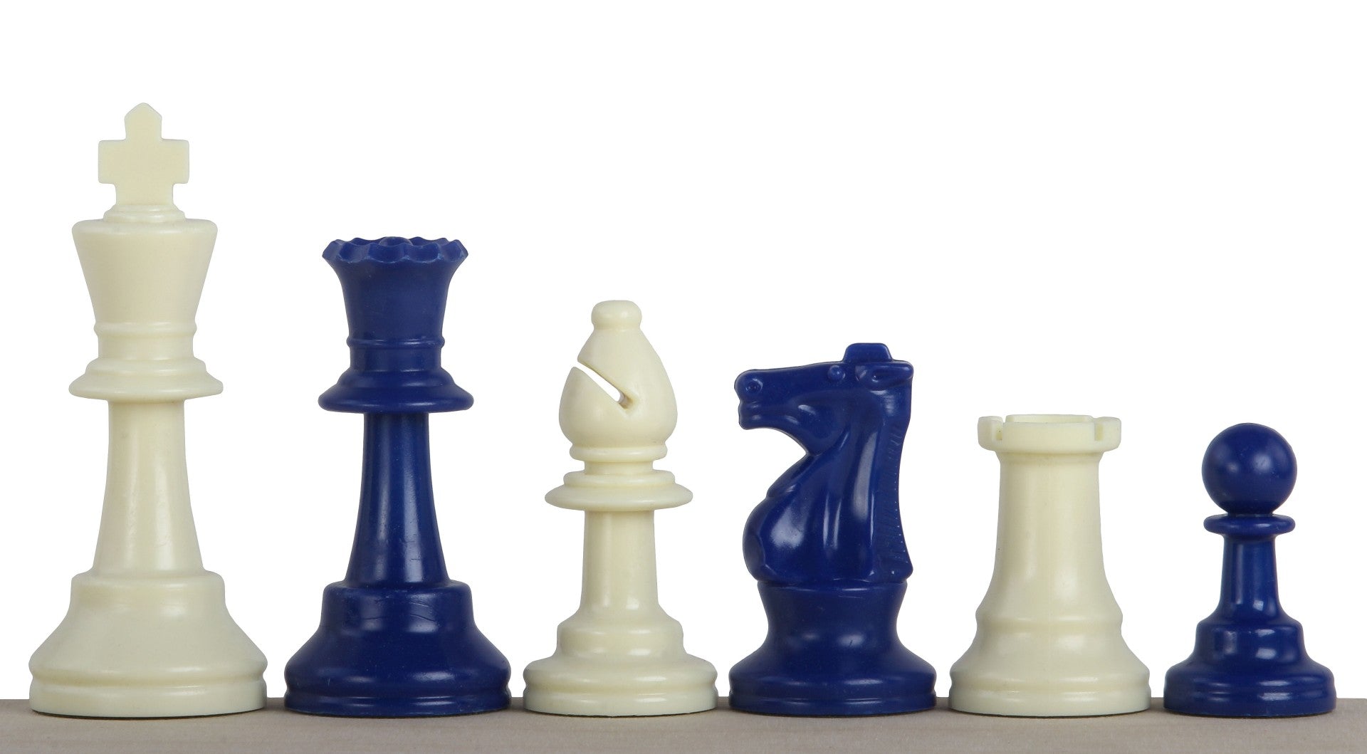 Pièces d'échecs bleues en plastique feutrées de taille 6 - 98b1bec6fd16e26bb83a3c82c5df14e0