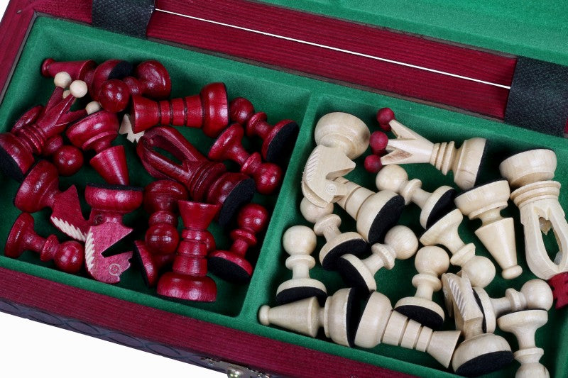 Jeu d'Echecs ROYAL Cherry en bois de charme, de petite taille (29 x 29cm) - Ensemble Complet - 71af7cb22ac9a9ee3fc7c7845d44a02a