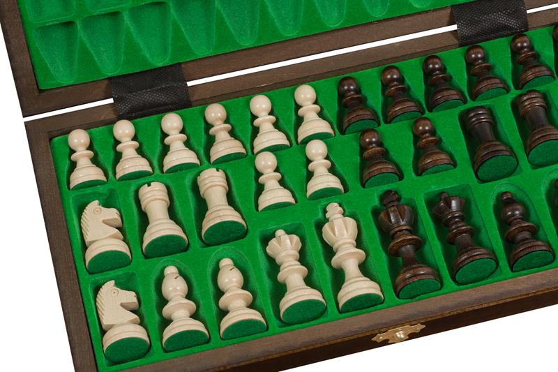 Jeu d'échecs OLYMPIQUE en bois de charme, de taille moyenne (35 x 35m) - Ensemble Complet - 3fa233d30d336a6d6df59b770b14dd03