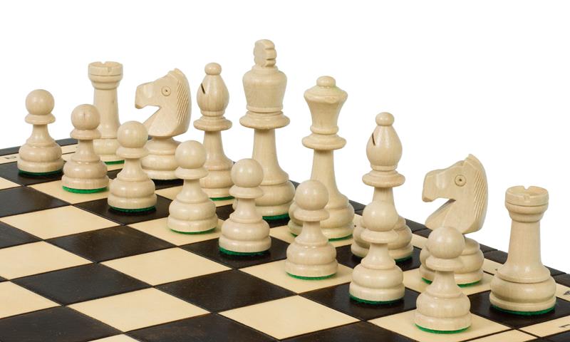 Jeu d'échecs OLYMPIQUE en bois de charme, de grande taille (41 x 41cm) - Ensemble Complet - f3d350ef648b3329e32ba36be8b08c3c