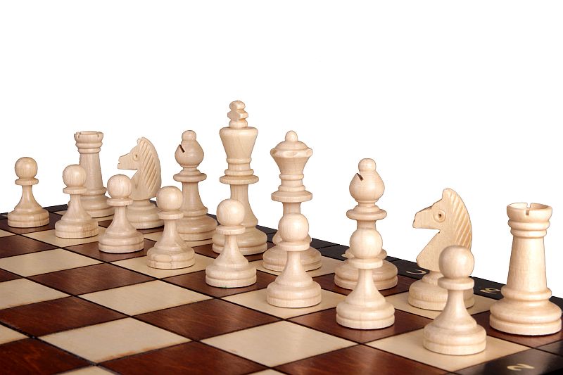 Jeu d'échecs MAGNETIQUE en bois de charme, pliant, de grande taille (35 x 35cm) - Ensemble Complet - 089cc690be8440c9e54b17a5eaf5b96f