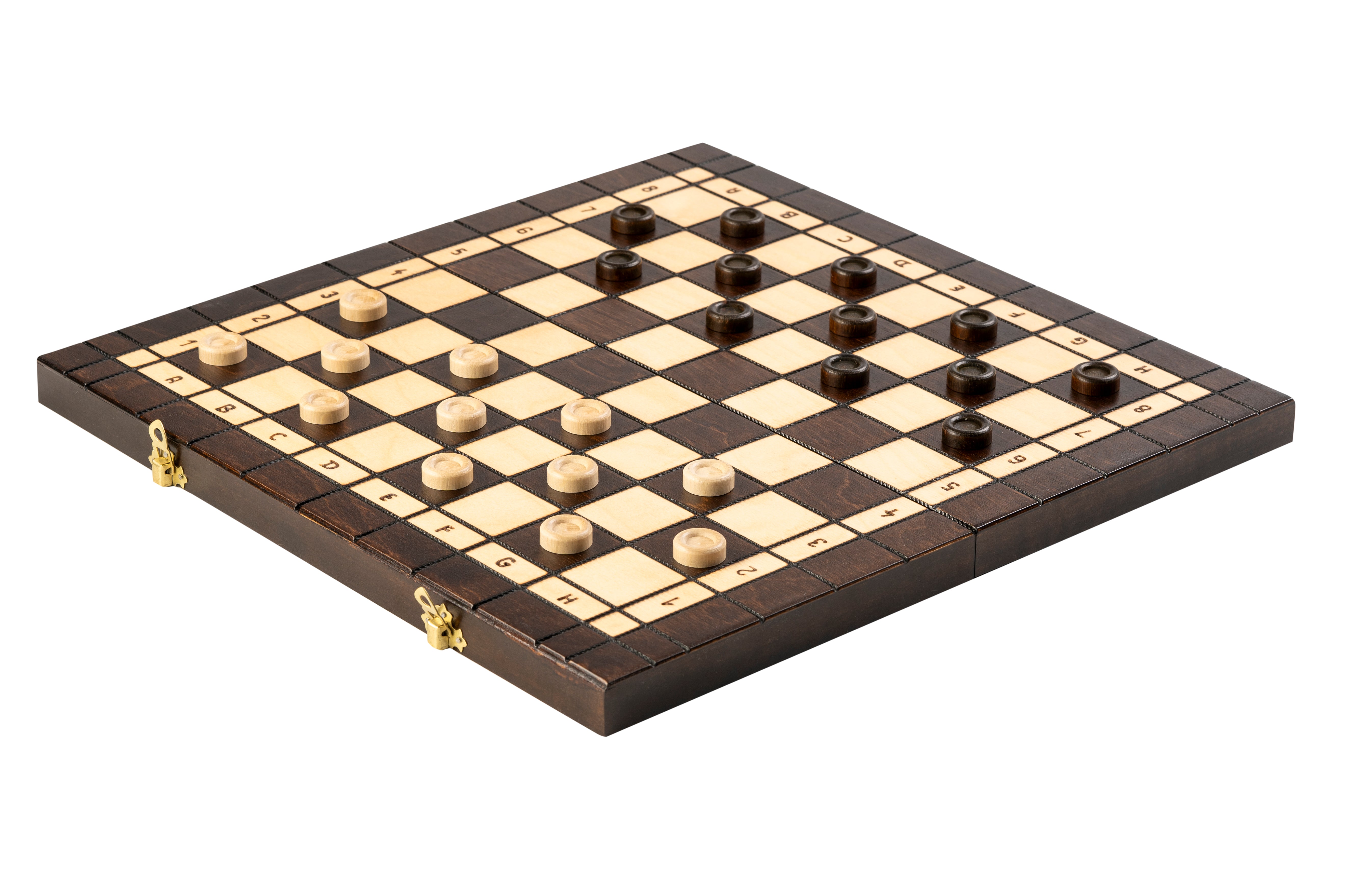 Jeu d'Echecs + Dames + Backgammon en bois de charme, de grande taille (40 x 40cm) - Ensemble comprenant trois jeux pour deux joueurs - dc3c5066f560ae65e5b43f3cfe3d1ee4