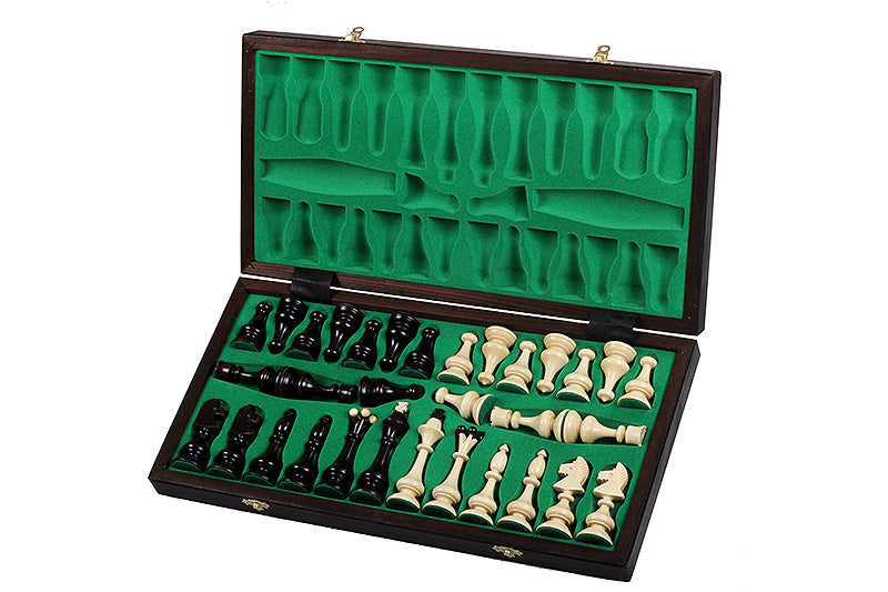 Jeu d'Echecs BESKID en bois de charme, de grande taille (49 x 49cm) - Ensemble Complet - Jeu d'Echecs BESKID en bois de charme, de grande taille (49 x 49cm) - Ensemble Complet