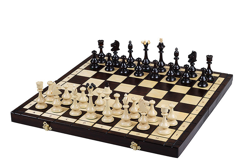 Jeu d'Echecs BESKID en bois de charme, de grande taille (49 x 49cm) - Ensemble Complet - be9edf9836042f74ef01f598075bda6a