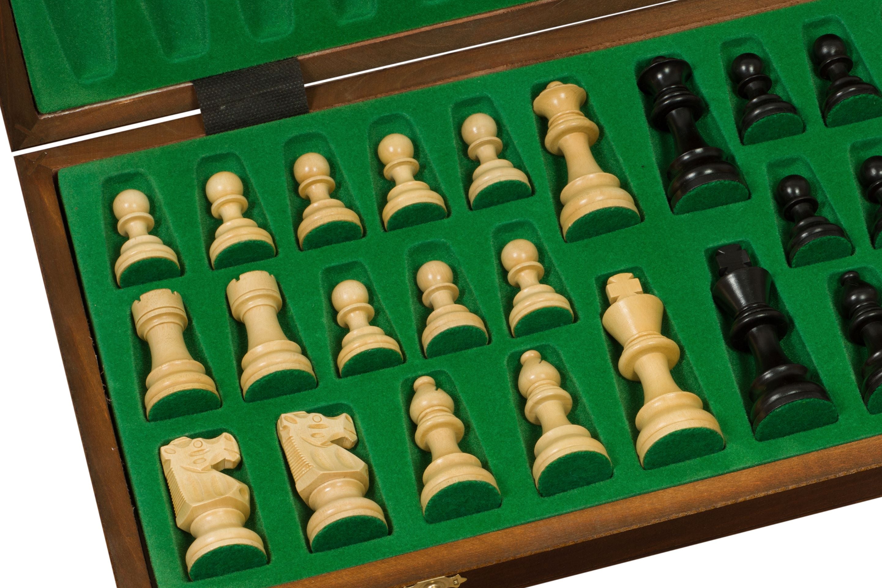 TOURNOI No6 intarsy EBONISED FRANCAIS 3.75 "pieces - 74d7f59d2199a7387afc340e39ad4f3d