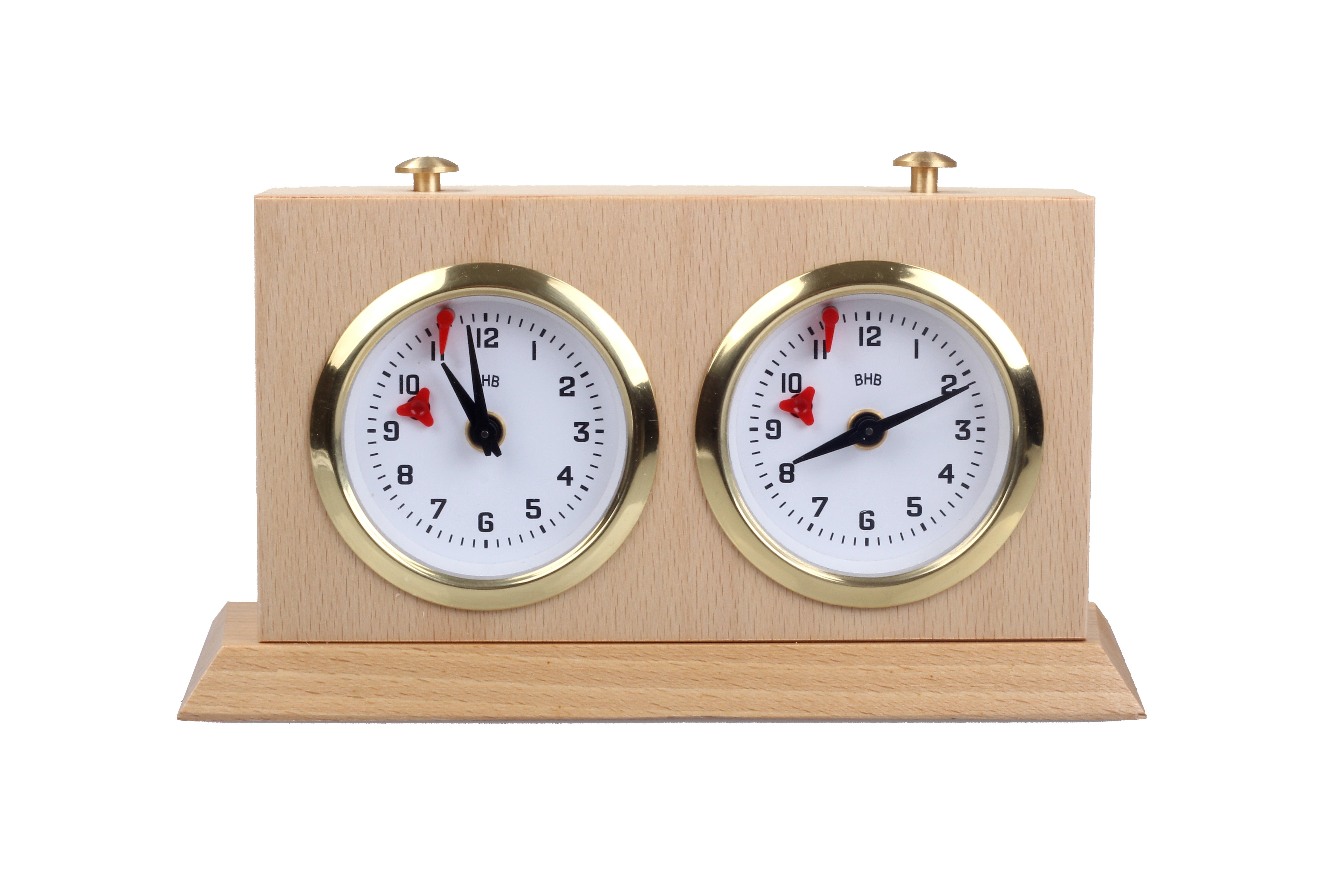 Reloj de madera BHB con soporte - pequeño - Reloj de madera BHB con soporte - pequeño