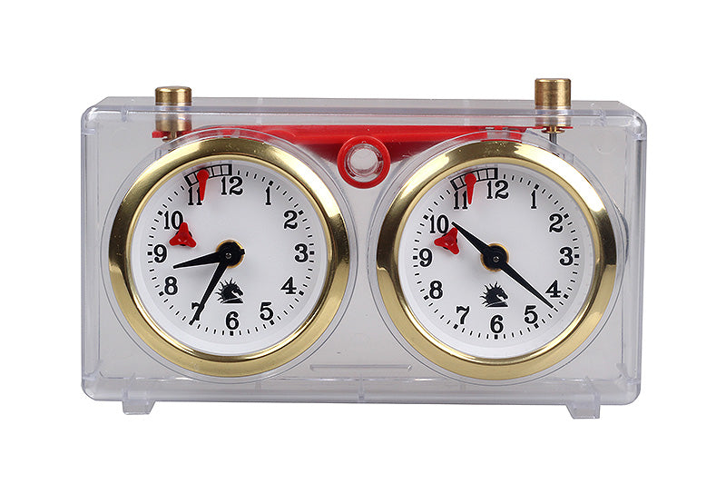 CLASSIC CLEAR analog chess clock - CLASSIC CLEAR analog chess clock