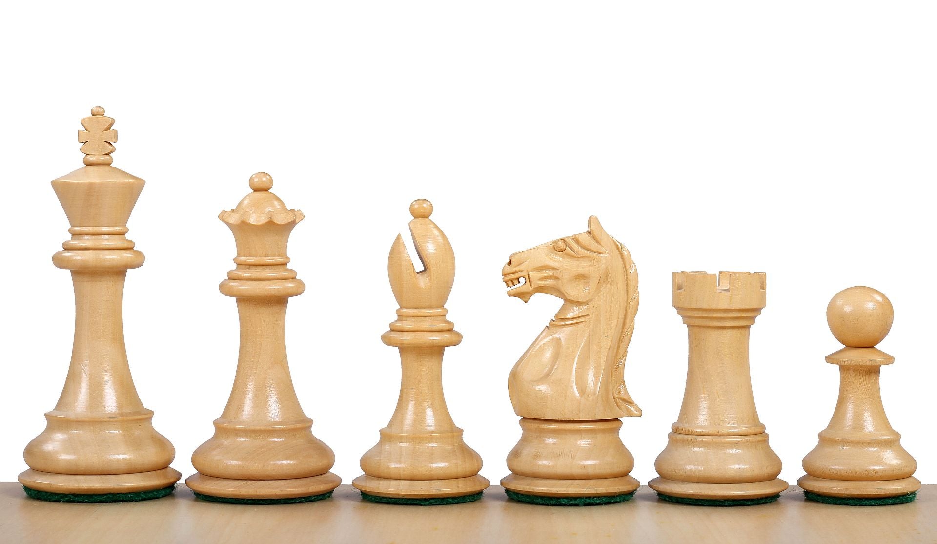 Pièces d'échecs Supreme en bois d'acacia et de buis - Taille 3,75'' - Pièces d'échecs Supreme en bois d'acacia et de buis - Taille 3,75''