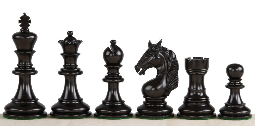 Pièces d'échecs Unicorn en bois d'ébène et de buis - Taille 4,25'' - f12d9c820291a8dad29adf686f4f284f