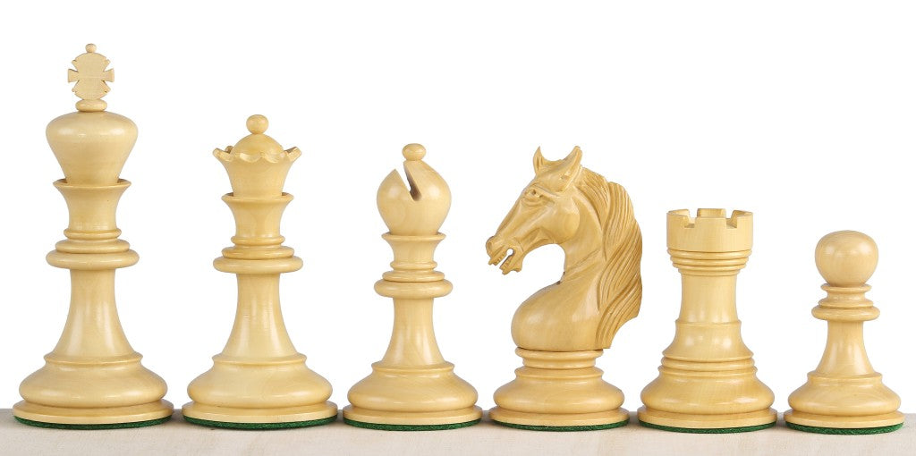 Pièces d'échecs Unicorn en bois d'ébène et de buis - Taille 4,25'' - b4e17f82780f9165c223ec80fdfe71d8
