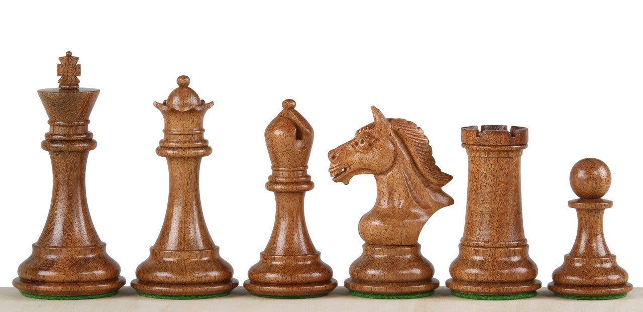 Pièces d'échecs Derby Acacia en bois d'acacia et de buis - Taille 4,00'' - 3eee0a507c831f78604161b6a9487011