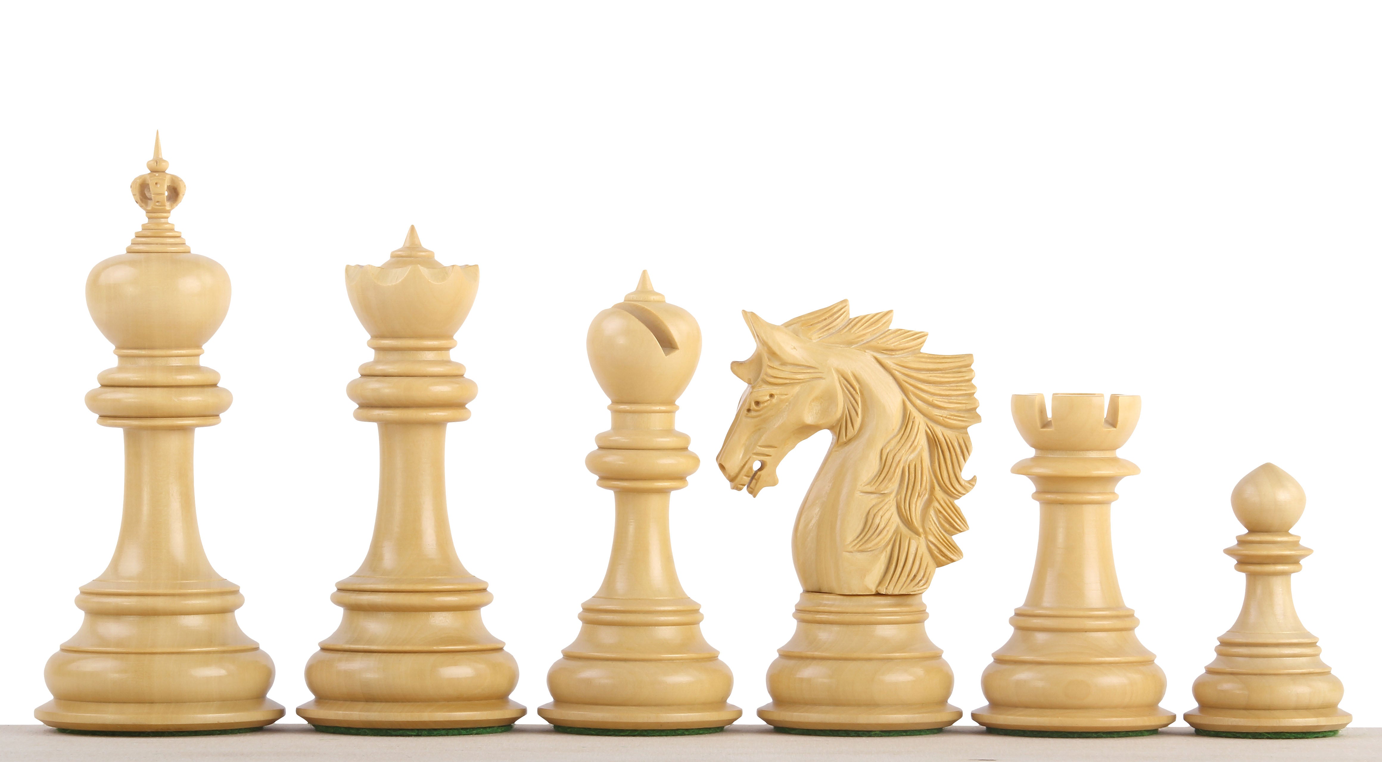 Pièces d'échecs Dubliner Montgoy Ebony en bois d'ébène et de buis - Taille 5,00'' - Pièces d'échecs Dubliner Montgoy Ebony en bois d'ébène et de buis - Taille 5,00''