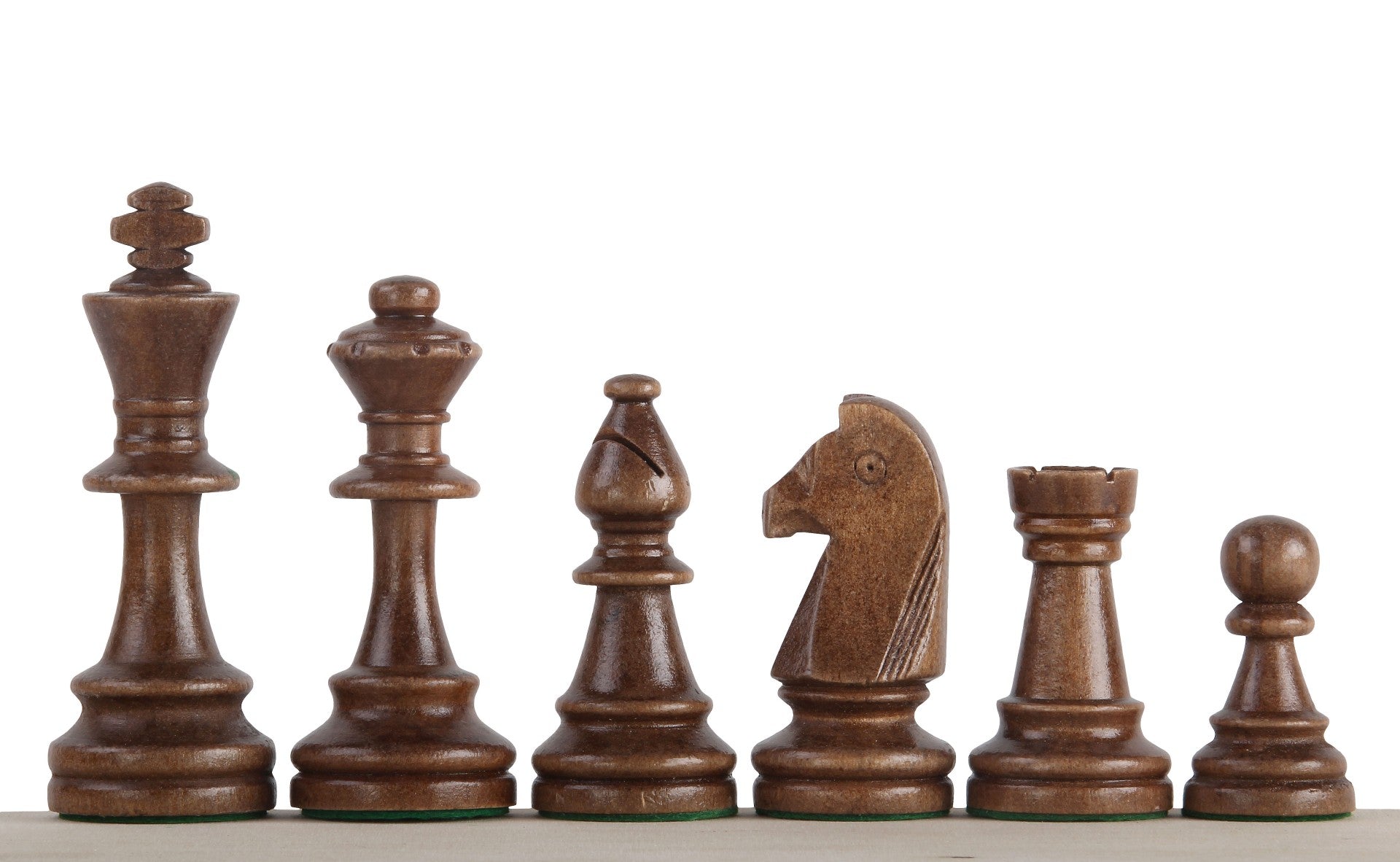 Les pièces d'échecs en bois STAUNTON de taille 6 dans un poly-sac - 293328f4fb0dcf73ffaaad754c624e71