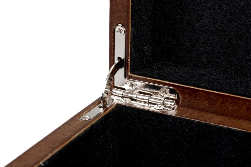 Boîte de rangement Luxe en bois de noyer pour pièces d'échecs de taille 3,75'' - Boîte de rangement Luxe en bois de noyer pour pièces d'échecs de taille 3,75''