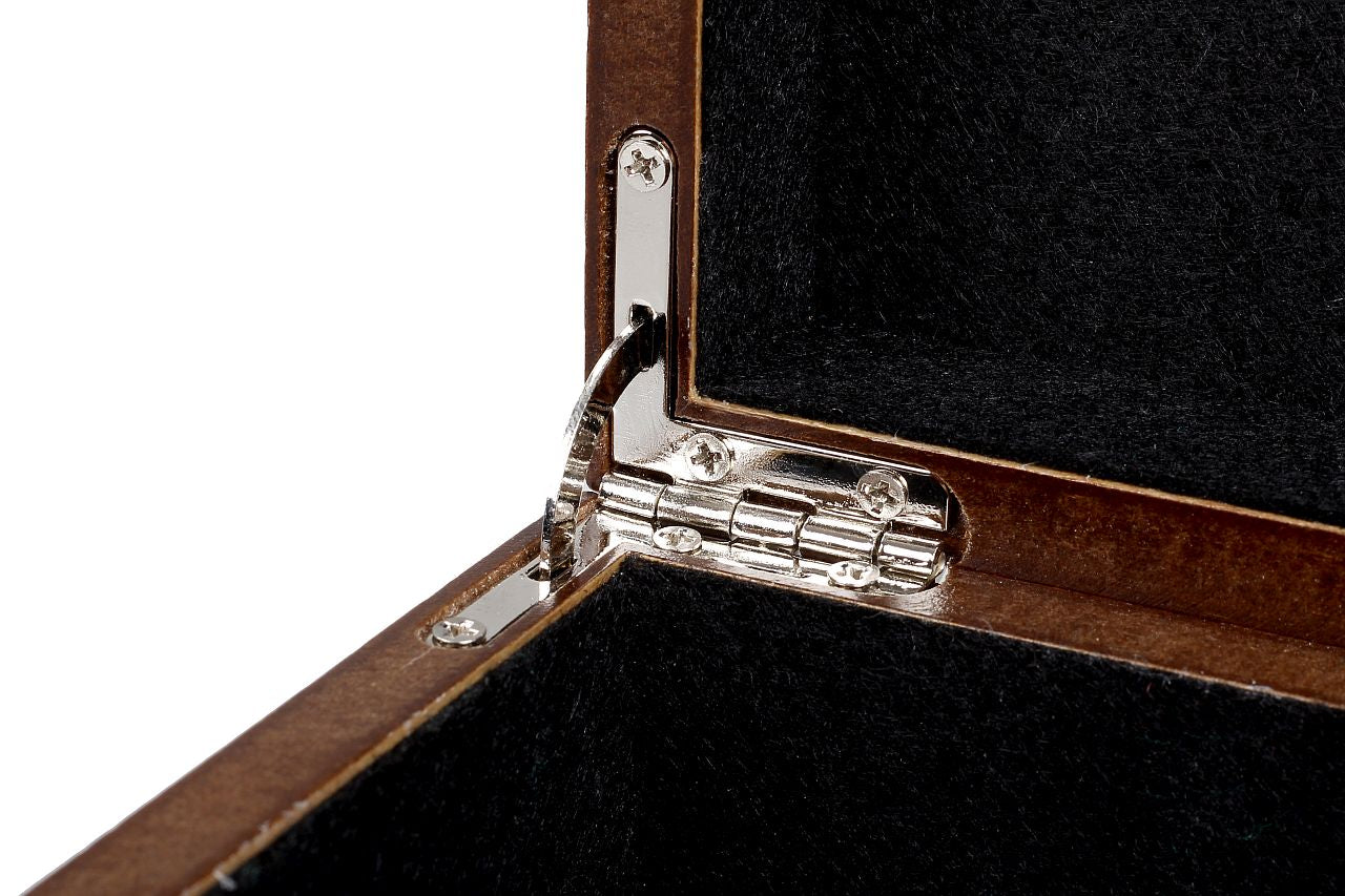 Boîte de rangement Luxe en bois de sapele (acajou) pour pièces d'échecs de taille 4,00'' - c6f7af96c0f2005c9f23aa22ae46b913