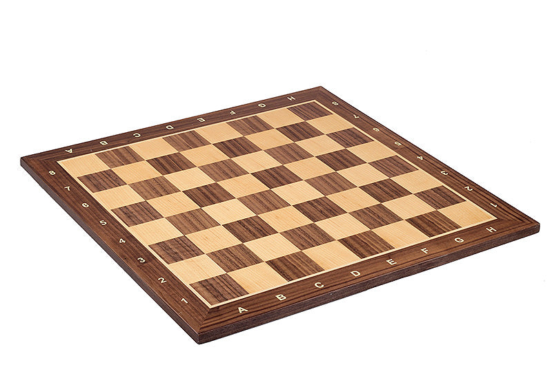 Échiquier en marqueterie de bois d'acajou et de sycomore + Pièces d'échecs French Acacia - Ensemble de taille 6 - Échiquier en marqueterie de bois d'acajou et de sycomore + Pièces d'échecs French Acacia - Ensemble de taille 6