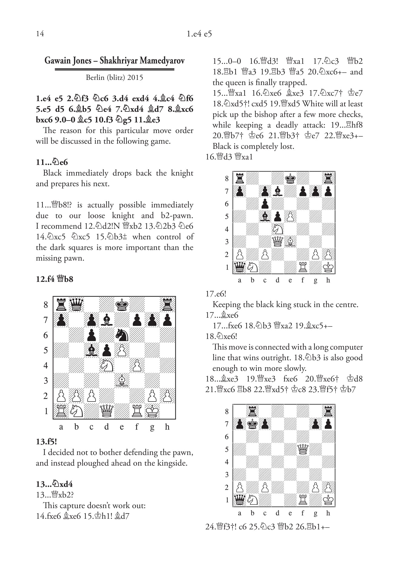 Coffeehouse Repertoire 1.e4 Volume 2 de Gawain Jones (broché) - Coffeehouse Repertoire 1.e4 Volume 2 de Gawain Jones (broché)