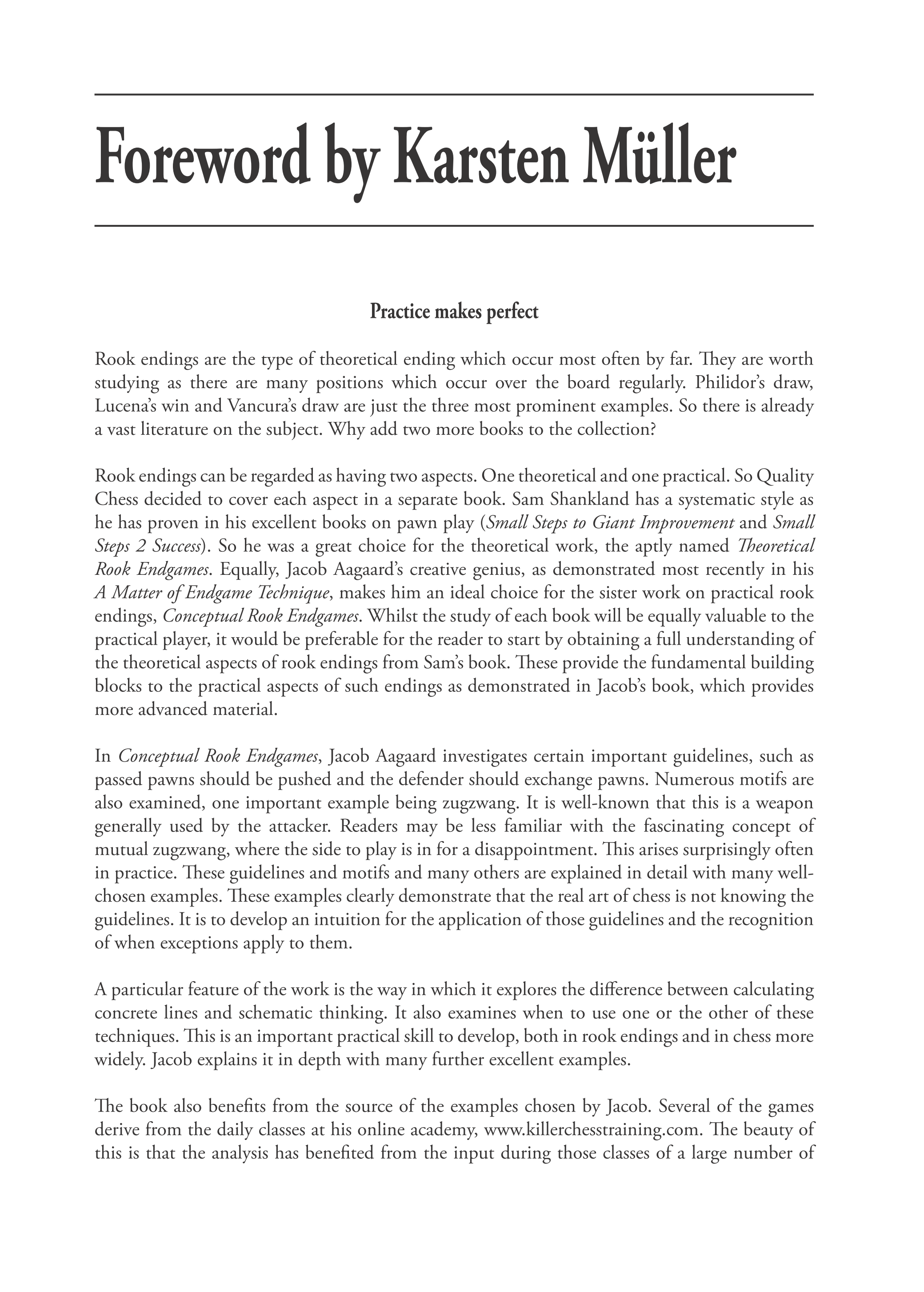 Finales de tours conceptuels de Jacob Aagaard (broché) - Finales de tours conceptuels de Jacob Aagaard (broché)