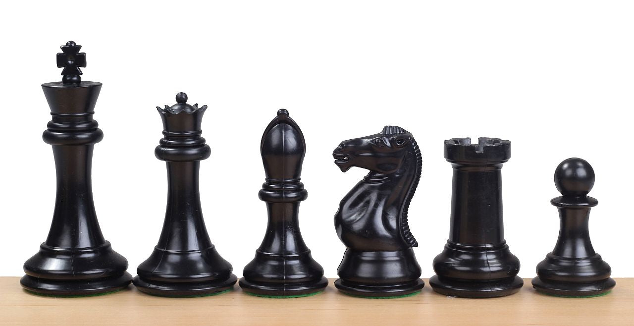 Pièces d'échecs plastique plombées et feutrées Exclusive Staunton de taille 7 - 43279ccab87d315445add387cd50c57e