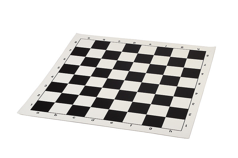 Échiquier roulable vinyle noir - échiquier de tournoi de taille 6 - Échiquier roulable vinyle noir - échiquier de tournoi de taille 6
