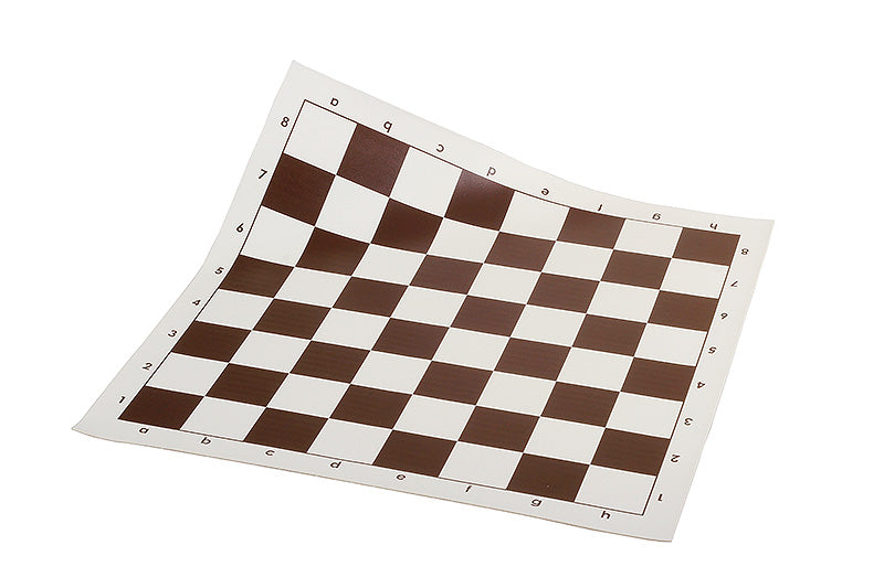 Échiquier roulable vinyle marron - échiquier de tournoi de taille 4+ - f2438b875a9c854cfe8b47475bee77f5
