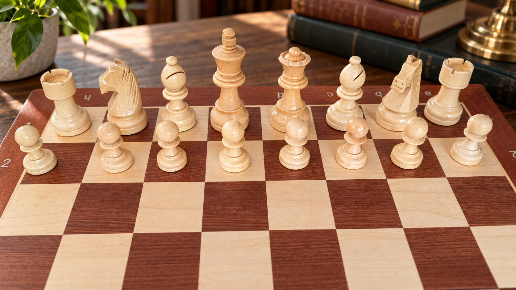 Échecs magnétiques en bois + dames en bois (38 x 38 cm) - Échecs magnétiques en bois + dames en bois (38 x 38 cm)