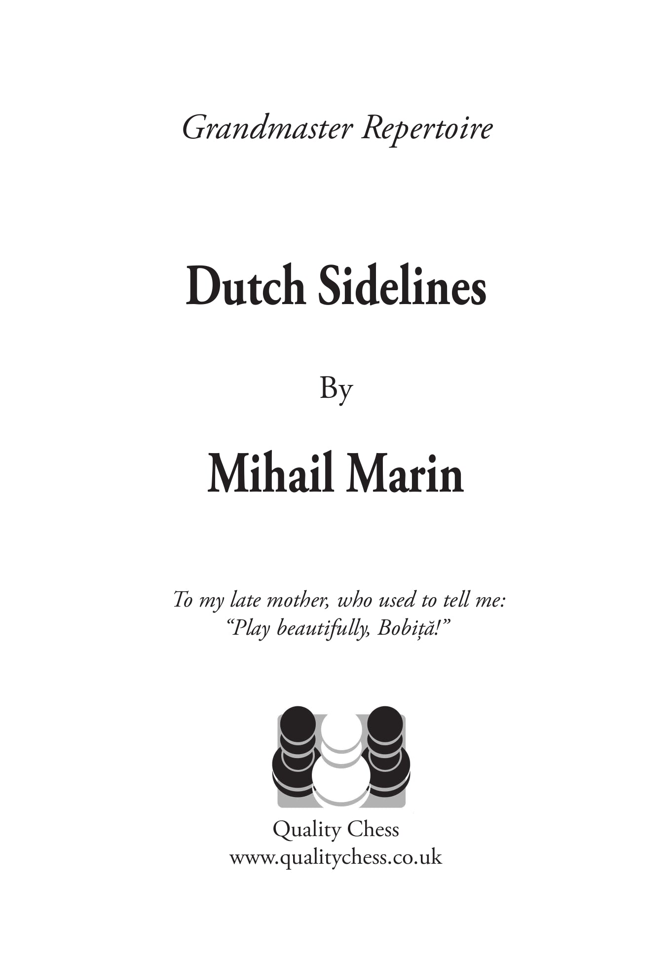 Dutch Sidelines de Mihail Marin (relié) - Dutch Sidelines de Mihail Marin (relié)